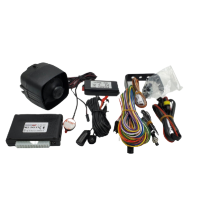 HPS868: CAN-bus alarm unit HPS845R met ultrasoon module HPS55, draadloze sirene HPS98 en universele kabelboom