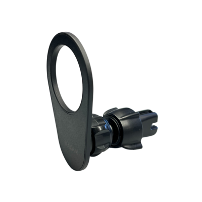 Magnetic phone holder BLACK with moulded connector