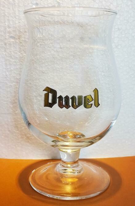 Duvel glas gouden logo Duvel glas gouden logo