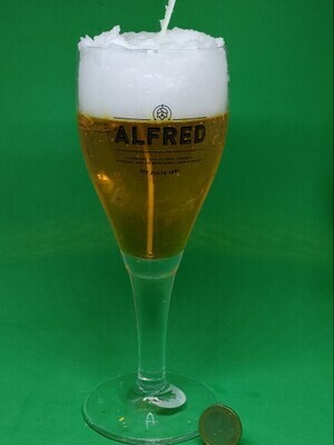 Alfred bier kaars