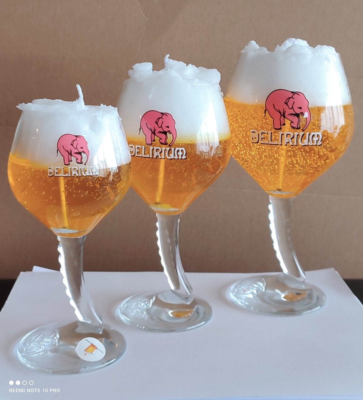 Delirium beer candle 30 cc