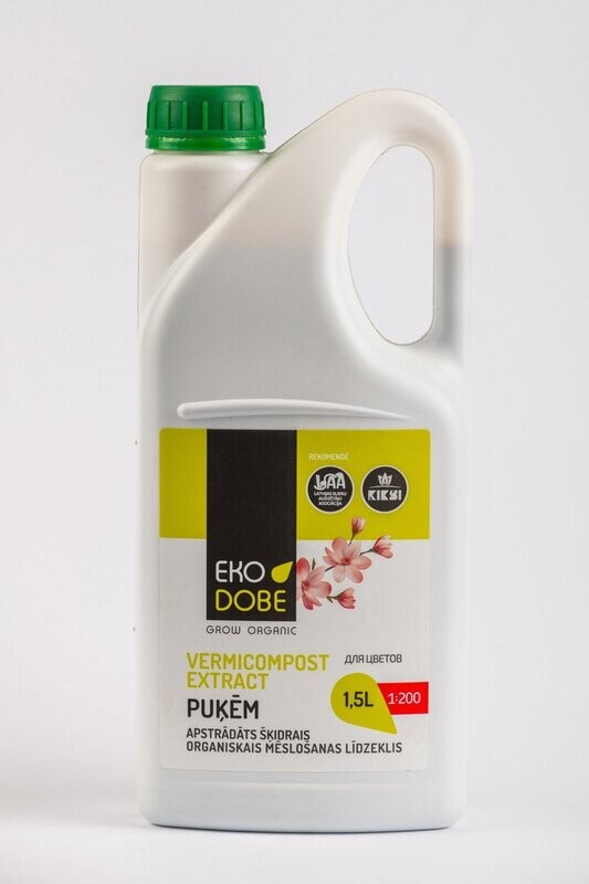 Organiskais mēslojums puķēm 1.5 l