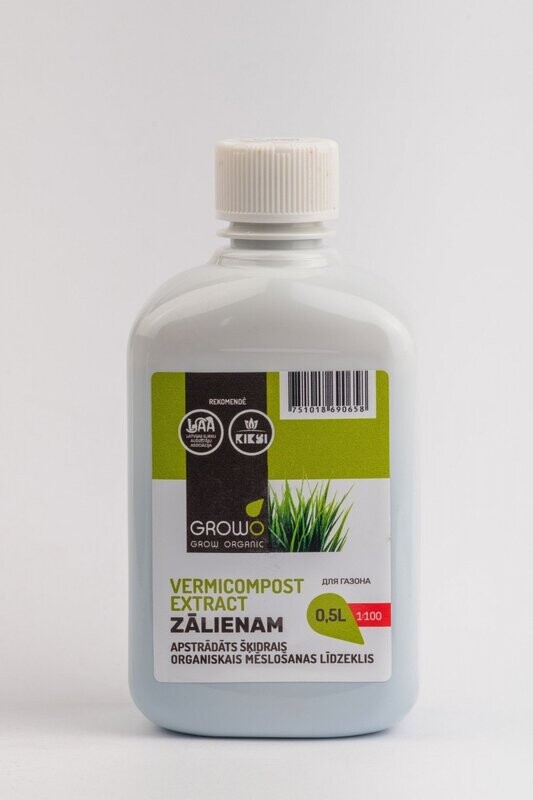 Organiskais mēslojums zālei un zālienam 0.5L
