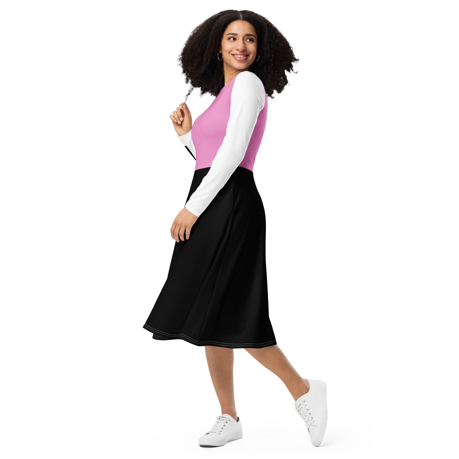 Jdlino el padrino PBW long sleeve midi dress