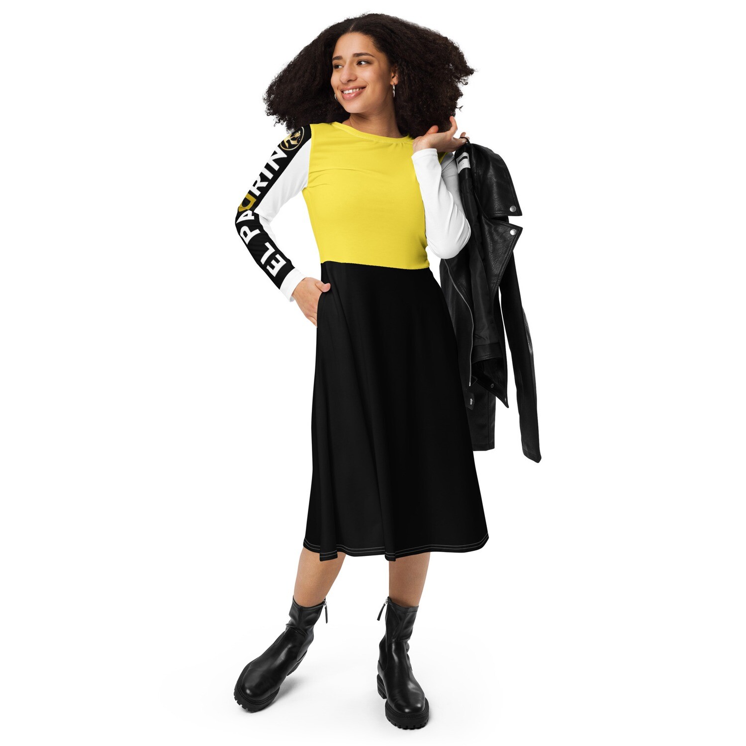 Jdlino el padrino YBW long sleeve midi dress 