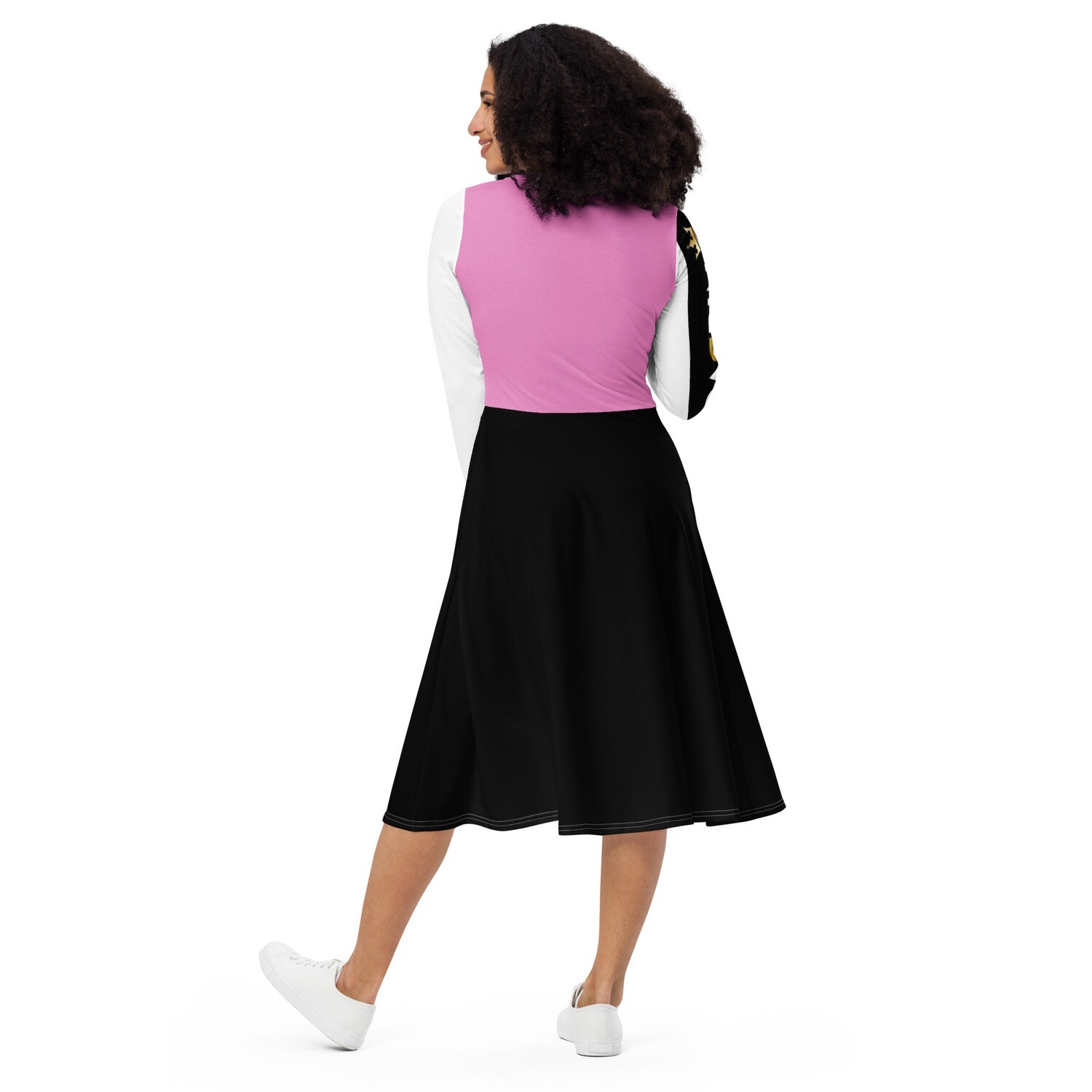 Jdlino el padrino PBW long sleeve midi dress