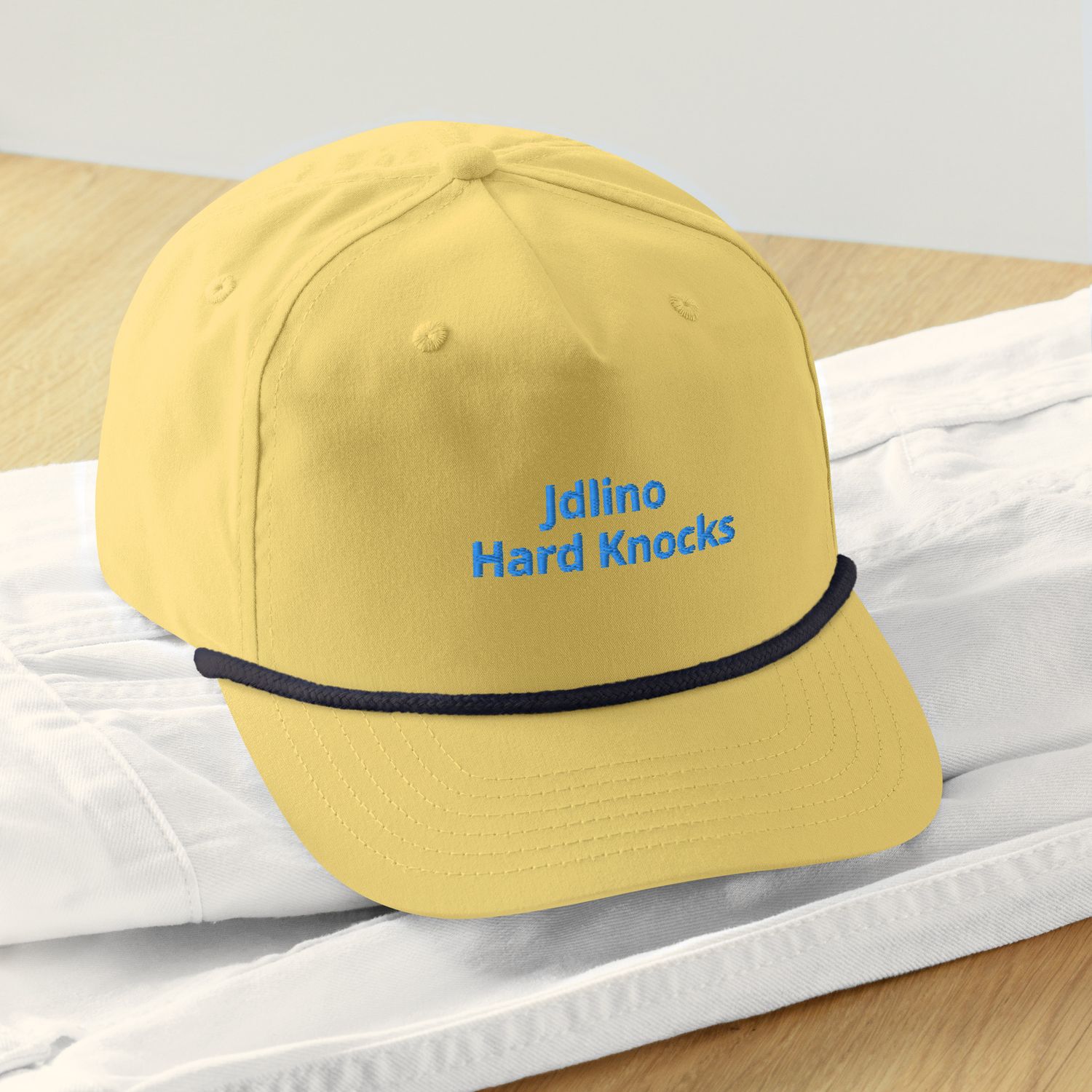 JdLino hard knocks unisex Golf rope cap