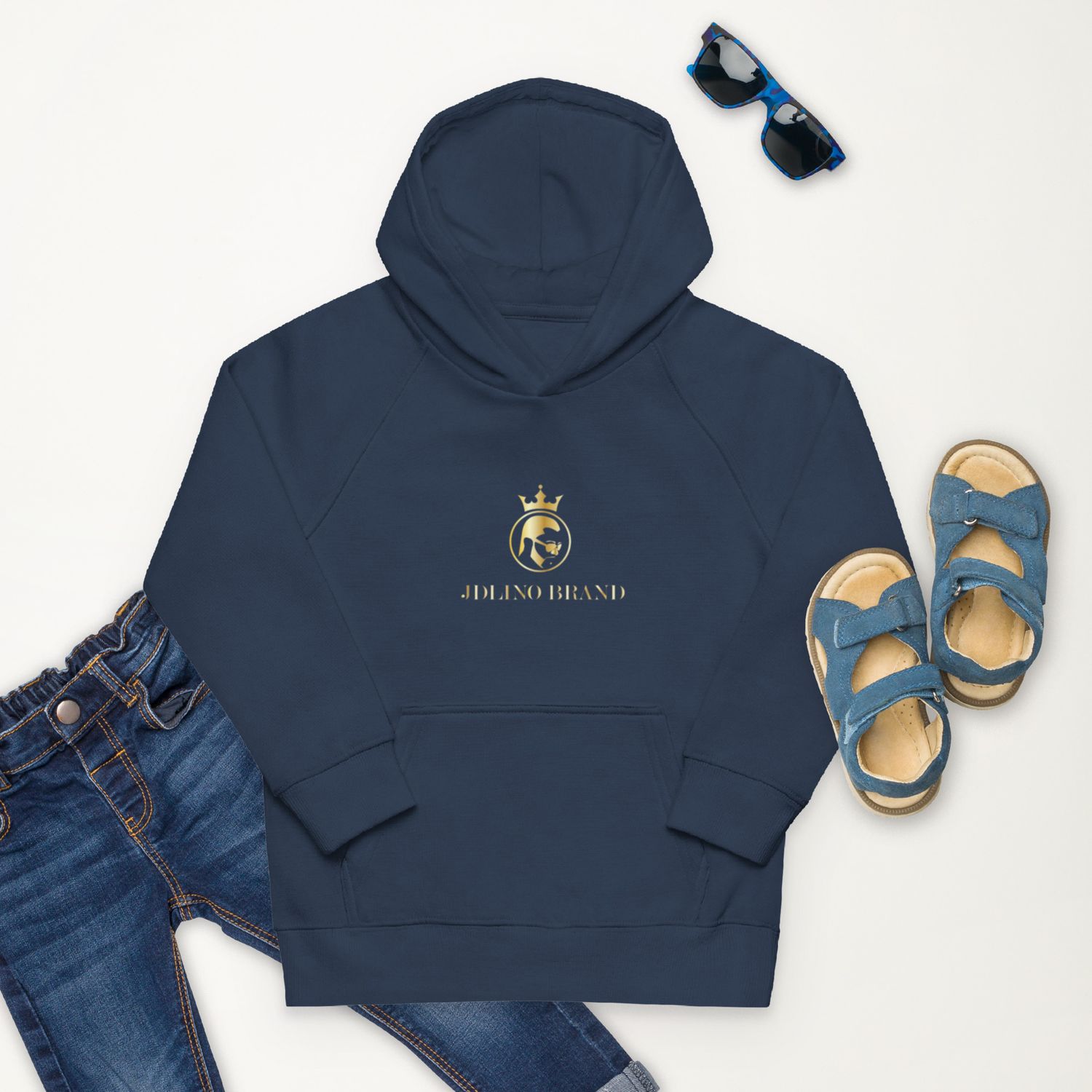 JdLino Brand Kids unisex eco hoodie