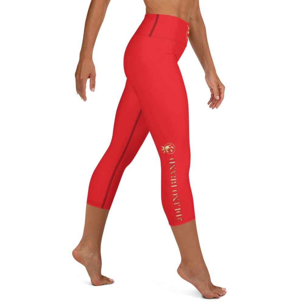 JdLino Brand R/G Yoga Capri Leggings