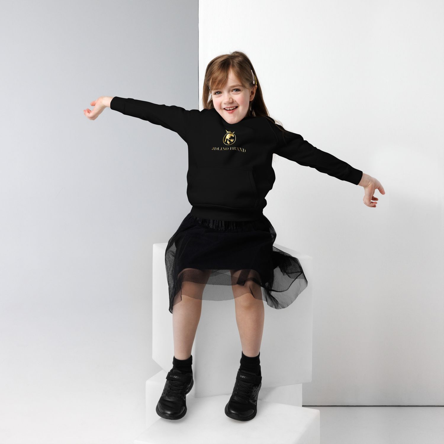 JdLino Brand Kids unisex eco hoodie