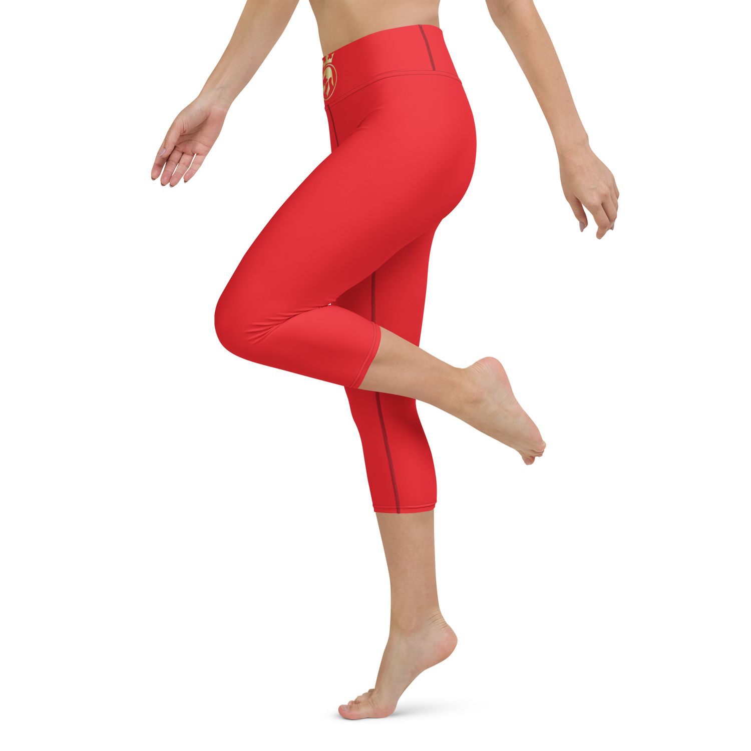 JdLino Brand R/G Yoga Capri Leggings