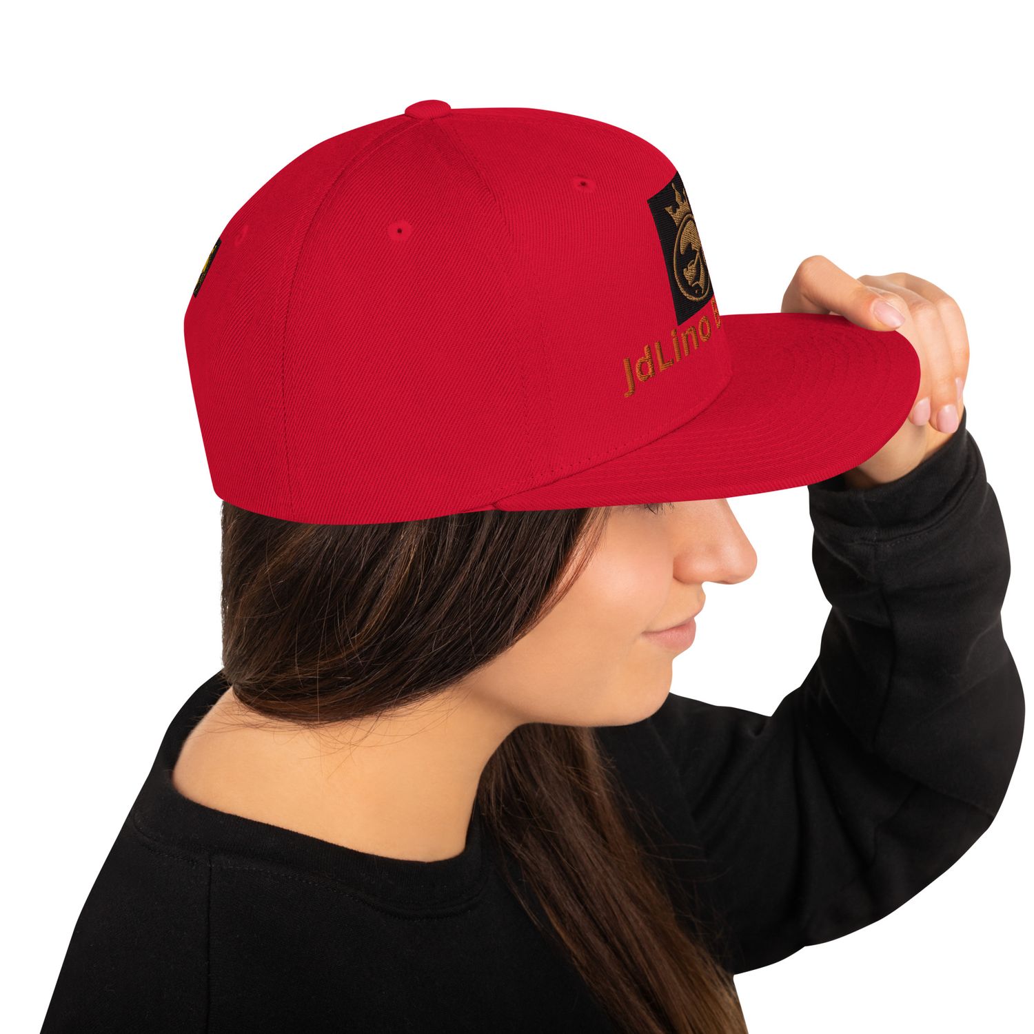 JdLino Brand R/G Snapback Hat