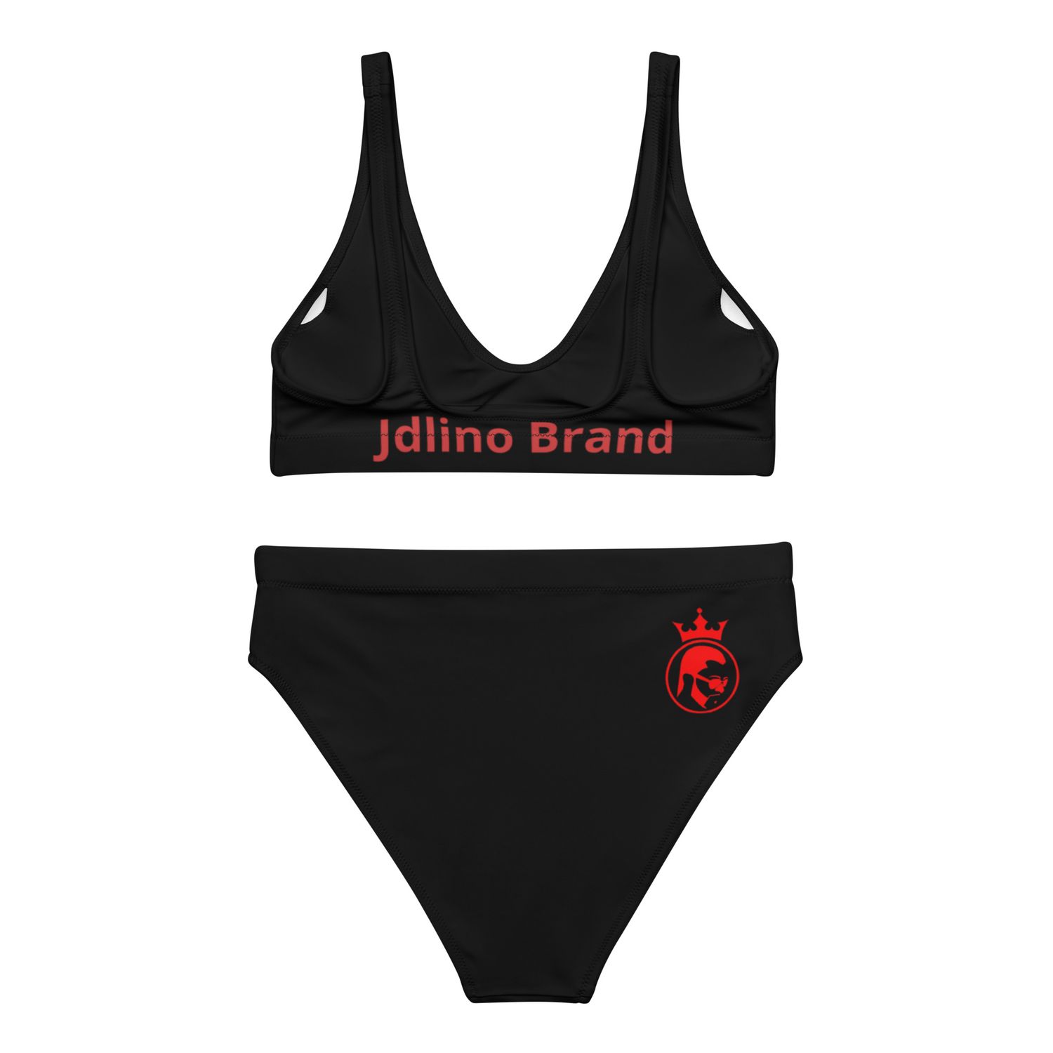 Jdlino Brand B/R cled high-waisted bikini