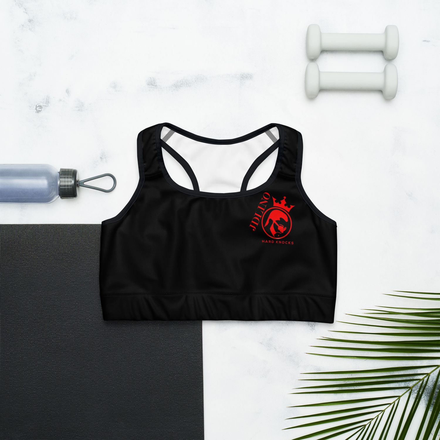 Jdlino Hard knocks Sports bra B//R