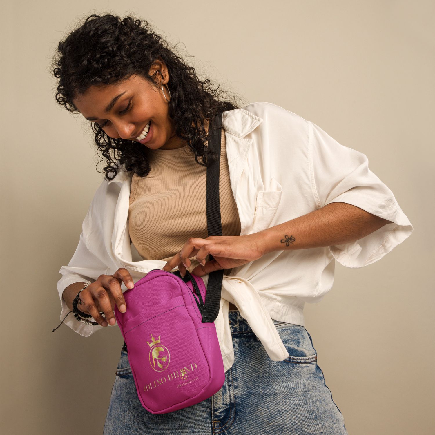 JdLino Brand P/G Utility crossbody bag