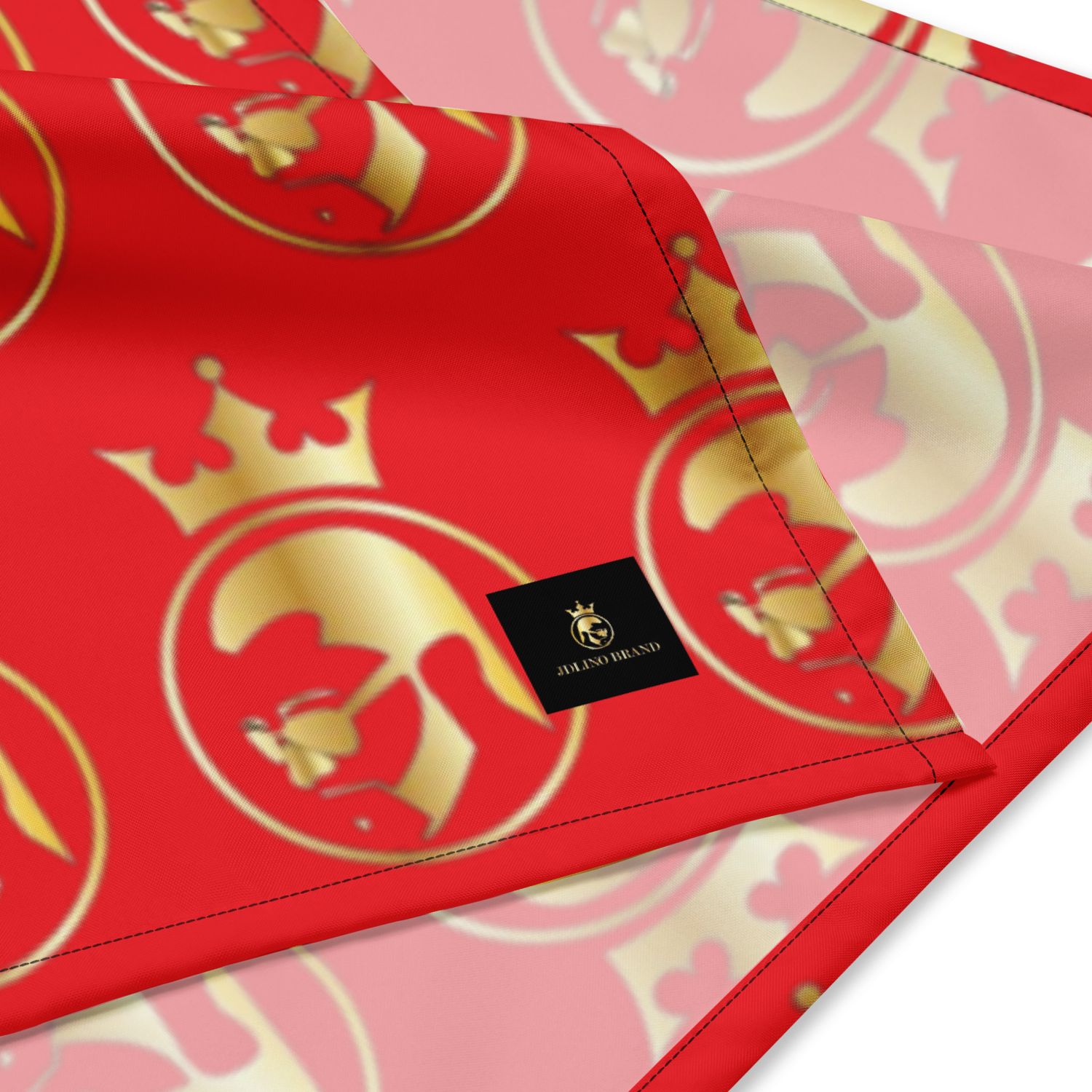 JdLino Brand All-over print bandana R/G