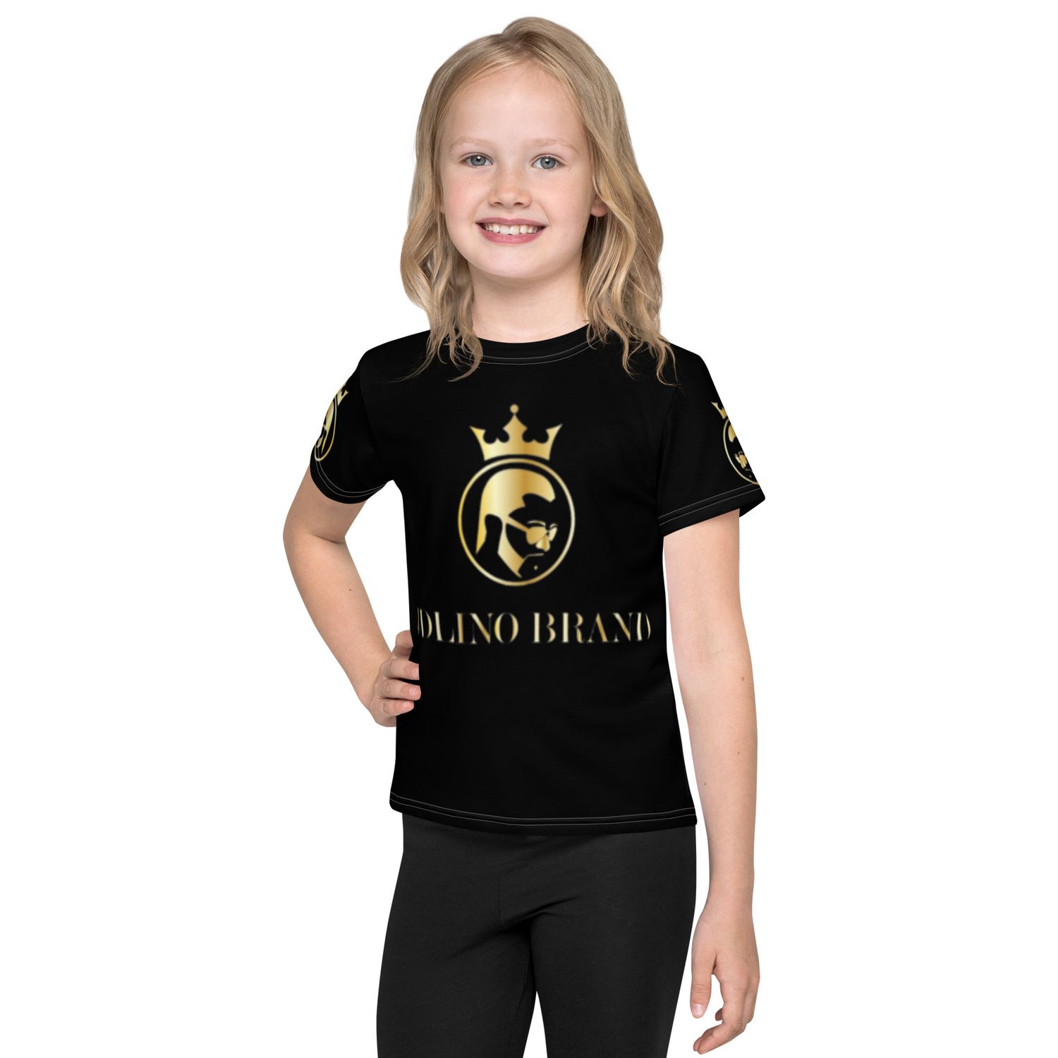 JdLino Brand B/G Kids crew neck t-shirt