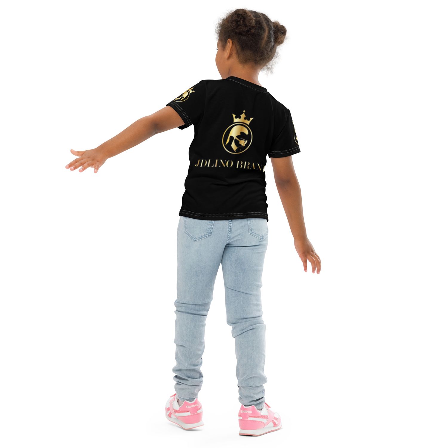 JdLino Brand B/G Kids crew neck t-shirt