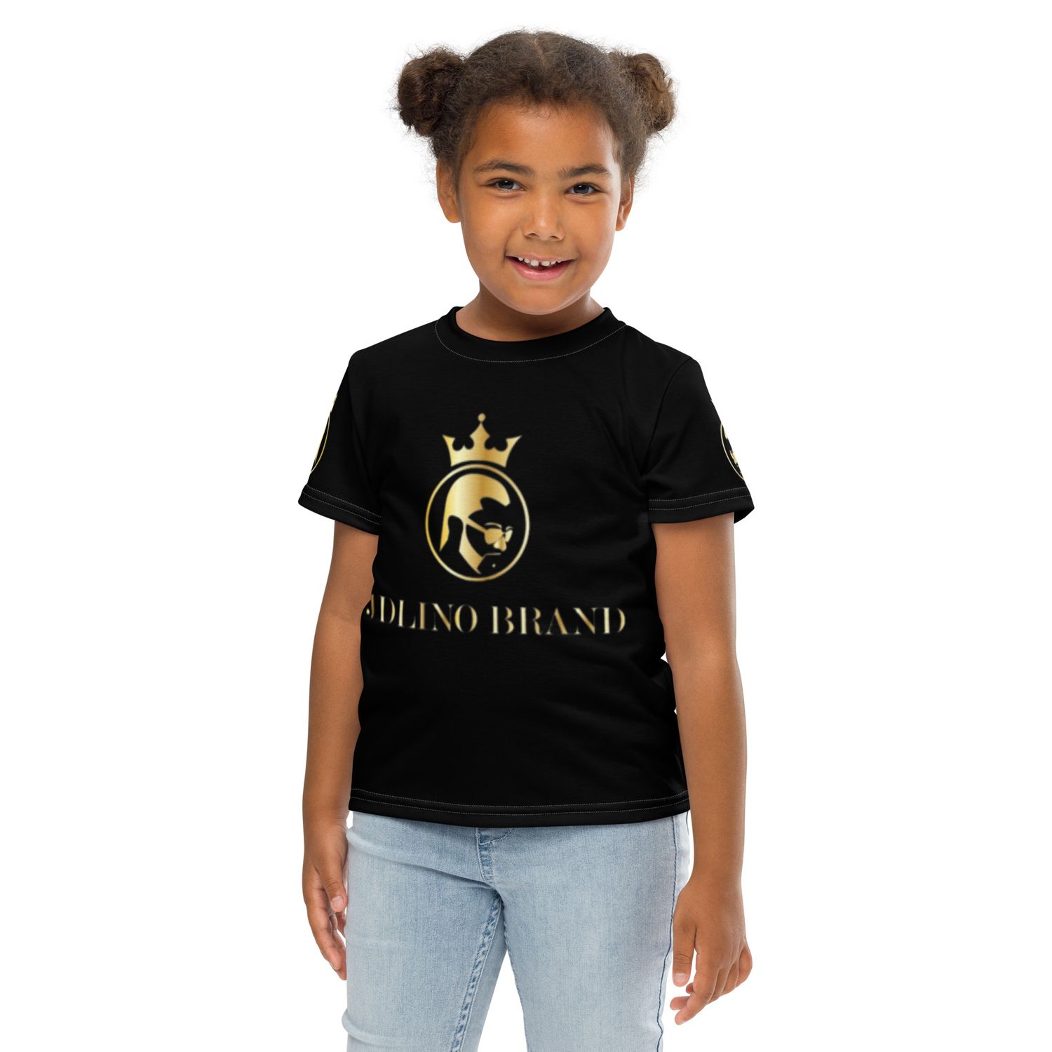 JdLino Brand B/G Kids crew neck t-shirt