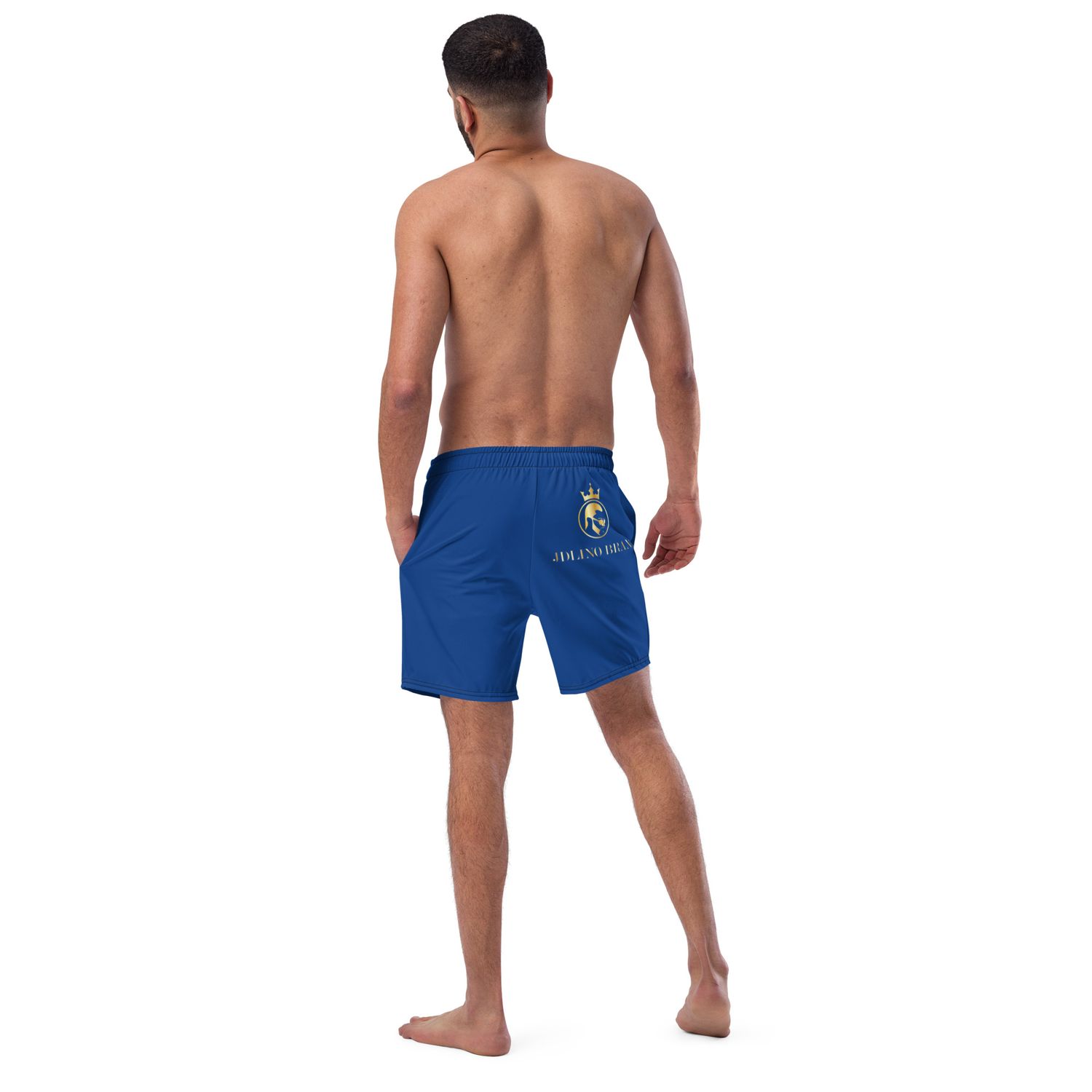 JdLino Brand B/G All-Over Print Recycled Swim Trunks