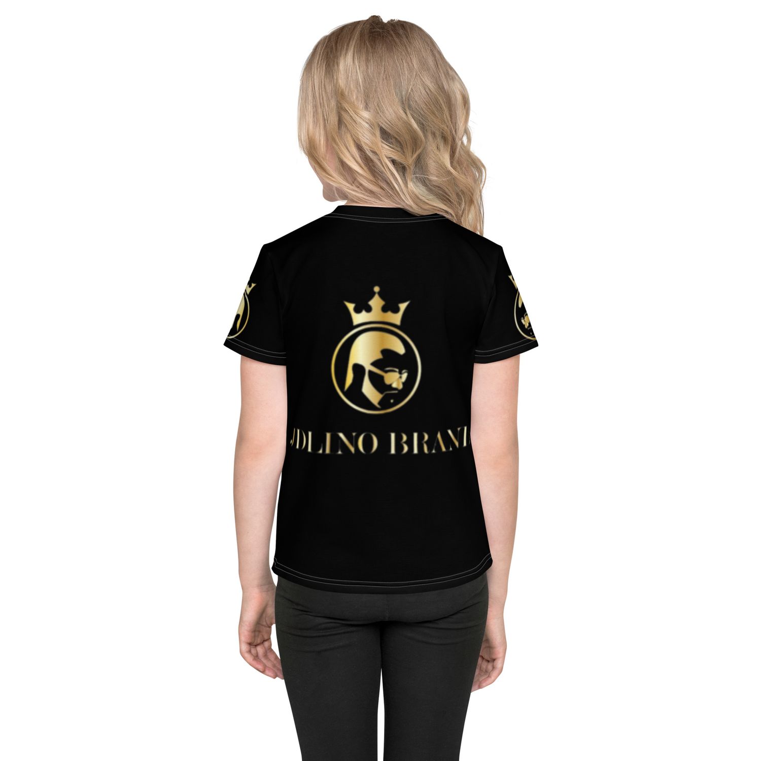 JdLino Brand B/G Kids crew neck t-shirt