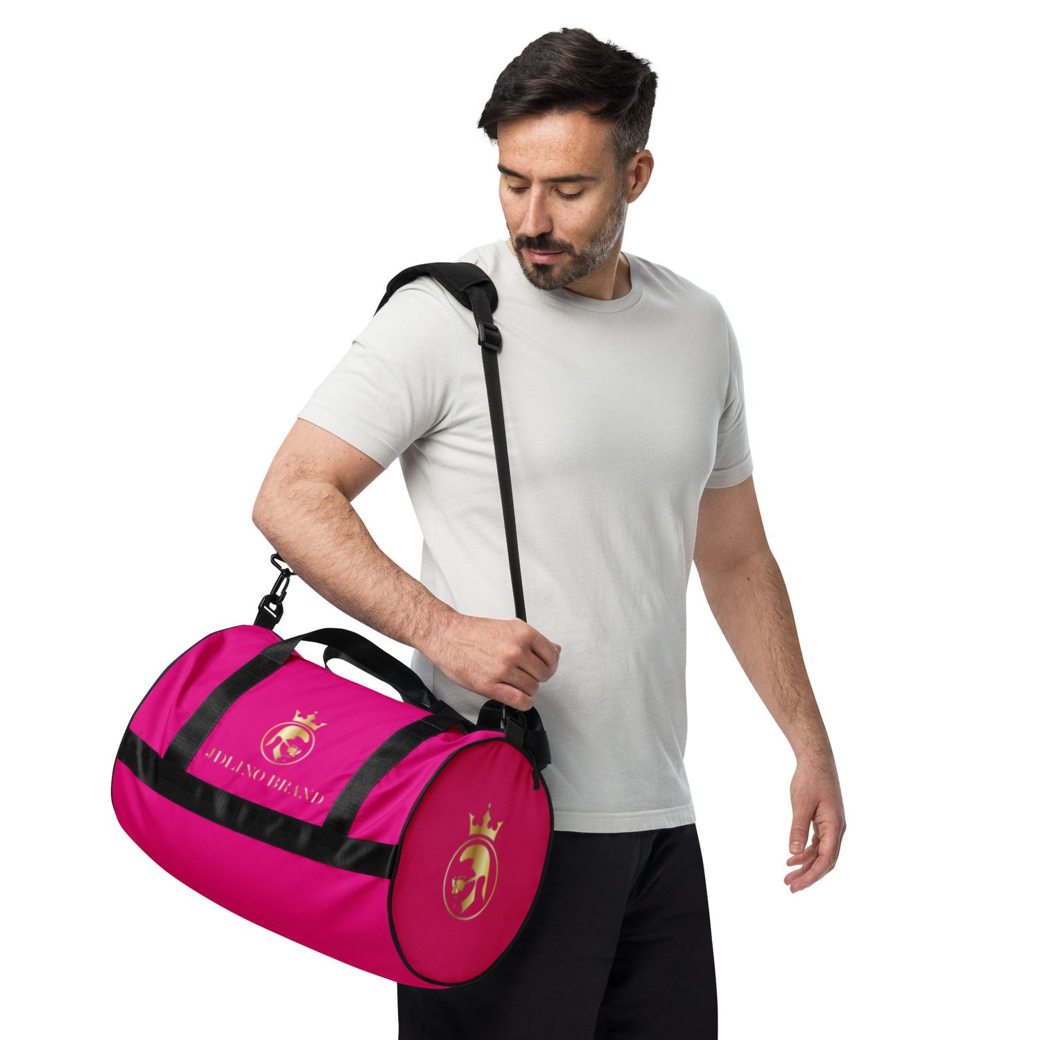 JdLino Brand P/G All-over print gym bag