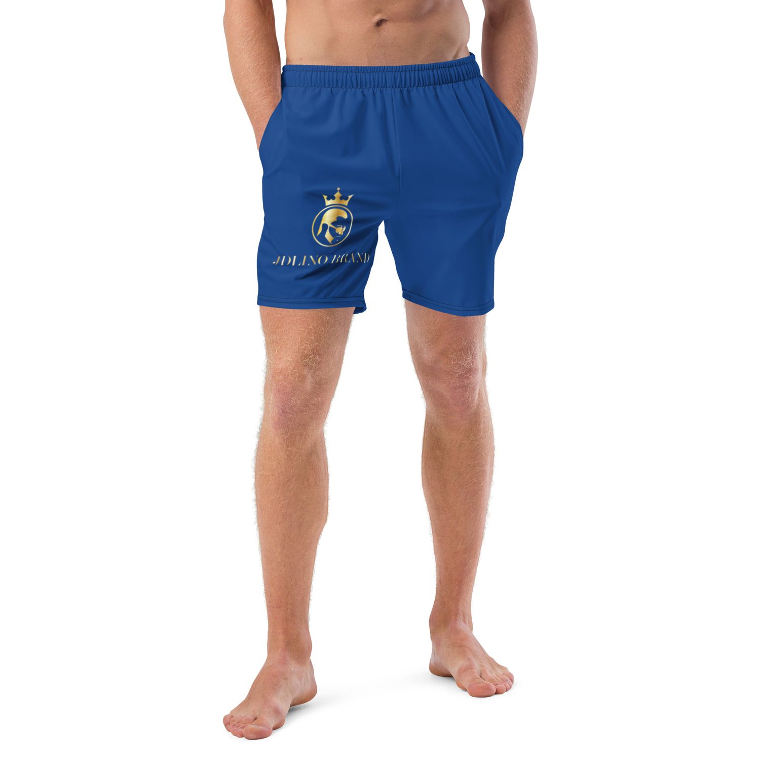 JdLino Brand B/G All-Over Print Recycled Swim Trunks