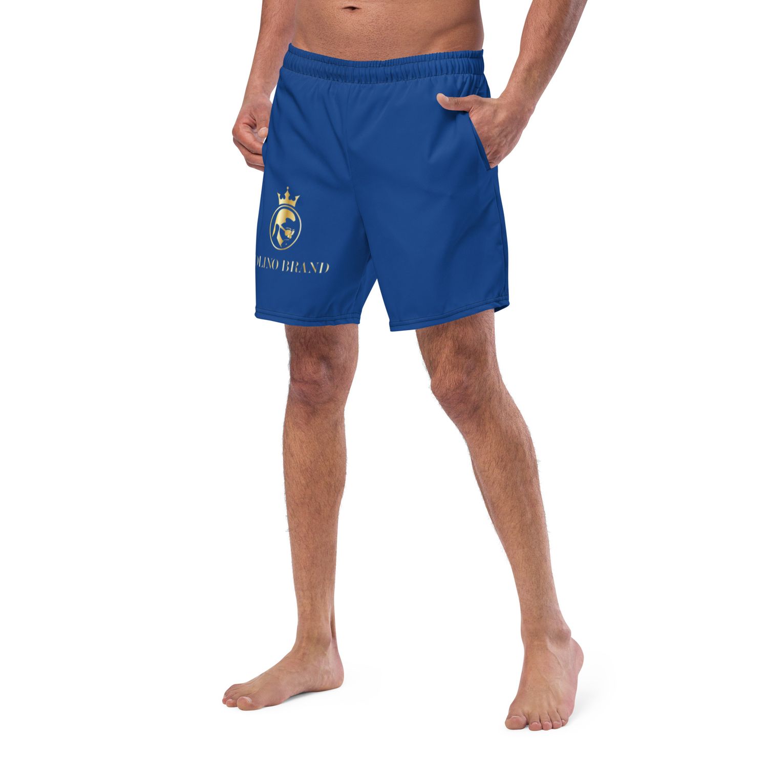 JdLino Brand B/G All-Over Print Recycled Swim Trunks