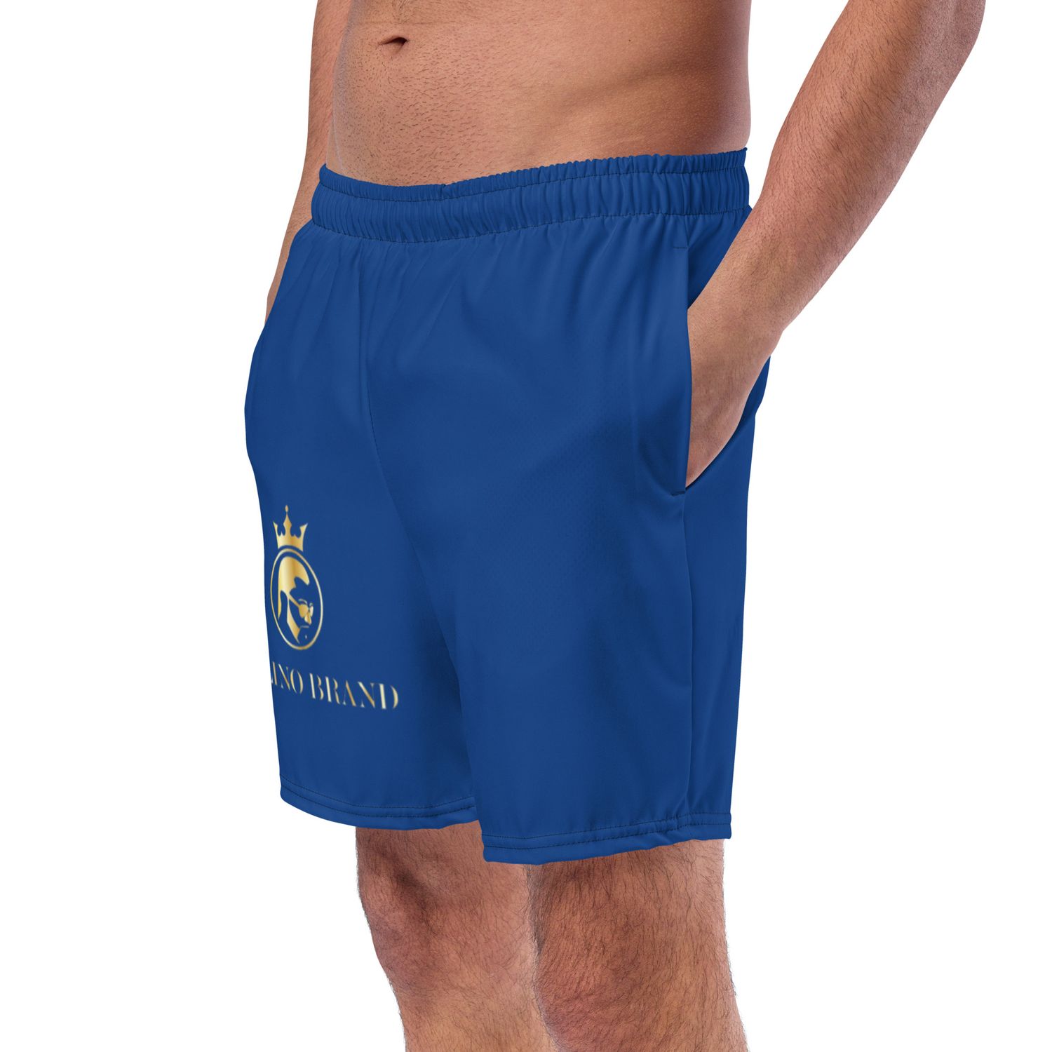 JdLino Brand B/G All-Over Print Recycled Swim Trunks