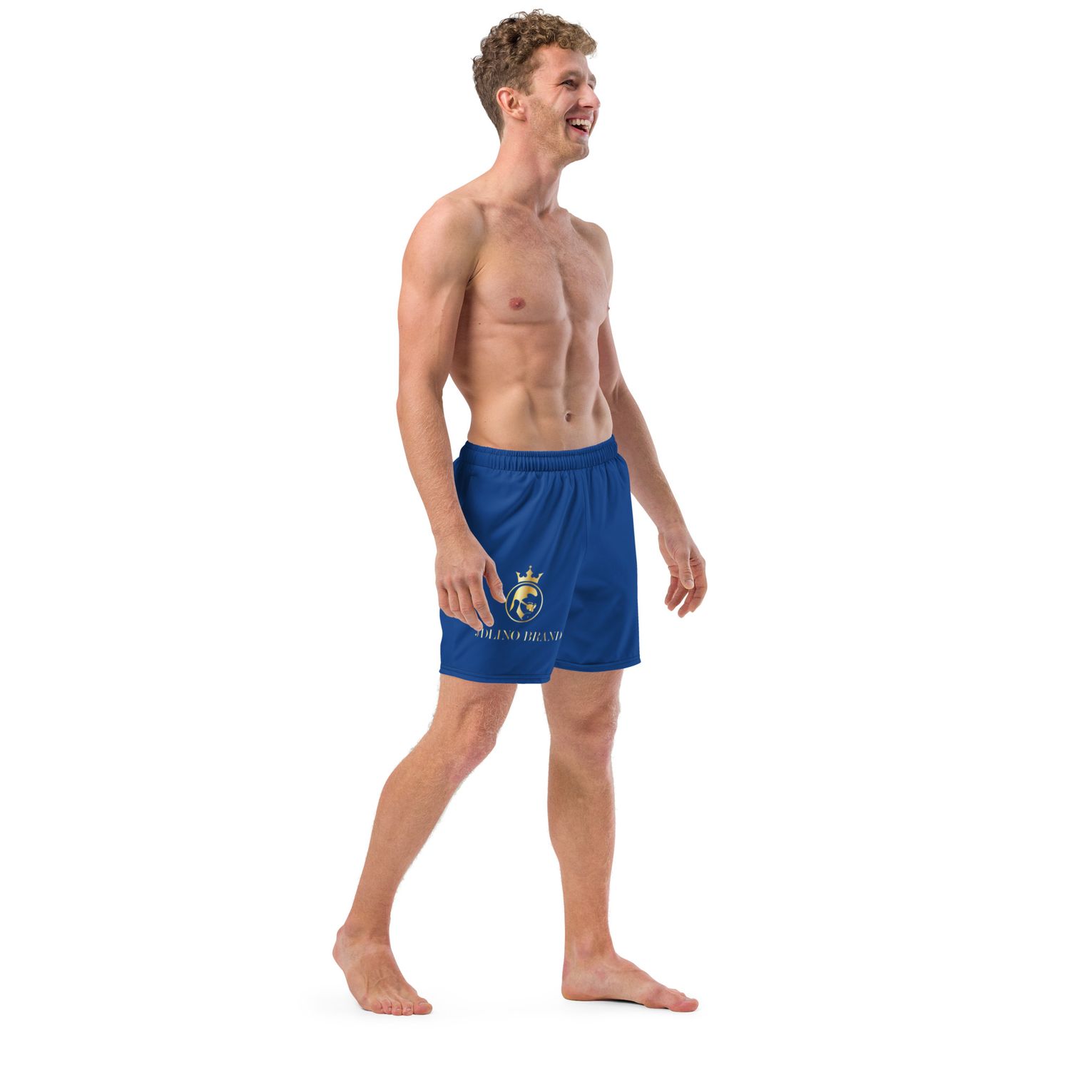 JdLino Brand B/G All-Over Print Recycled Swim Trunks