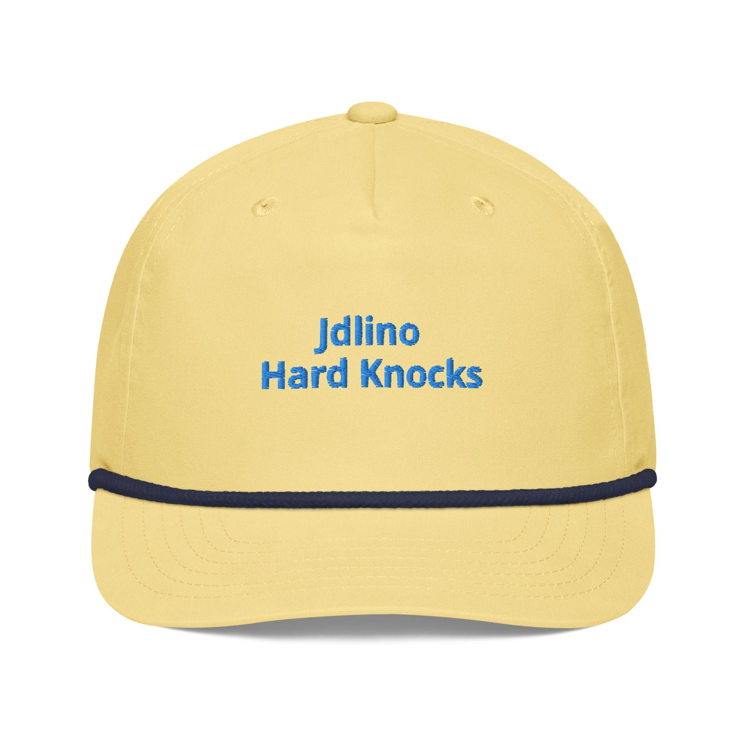 JdLino Hard knocks Golf rope cap