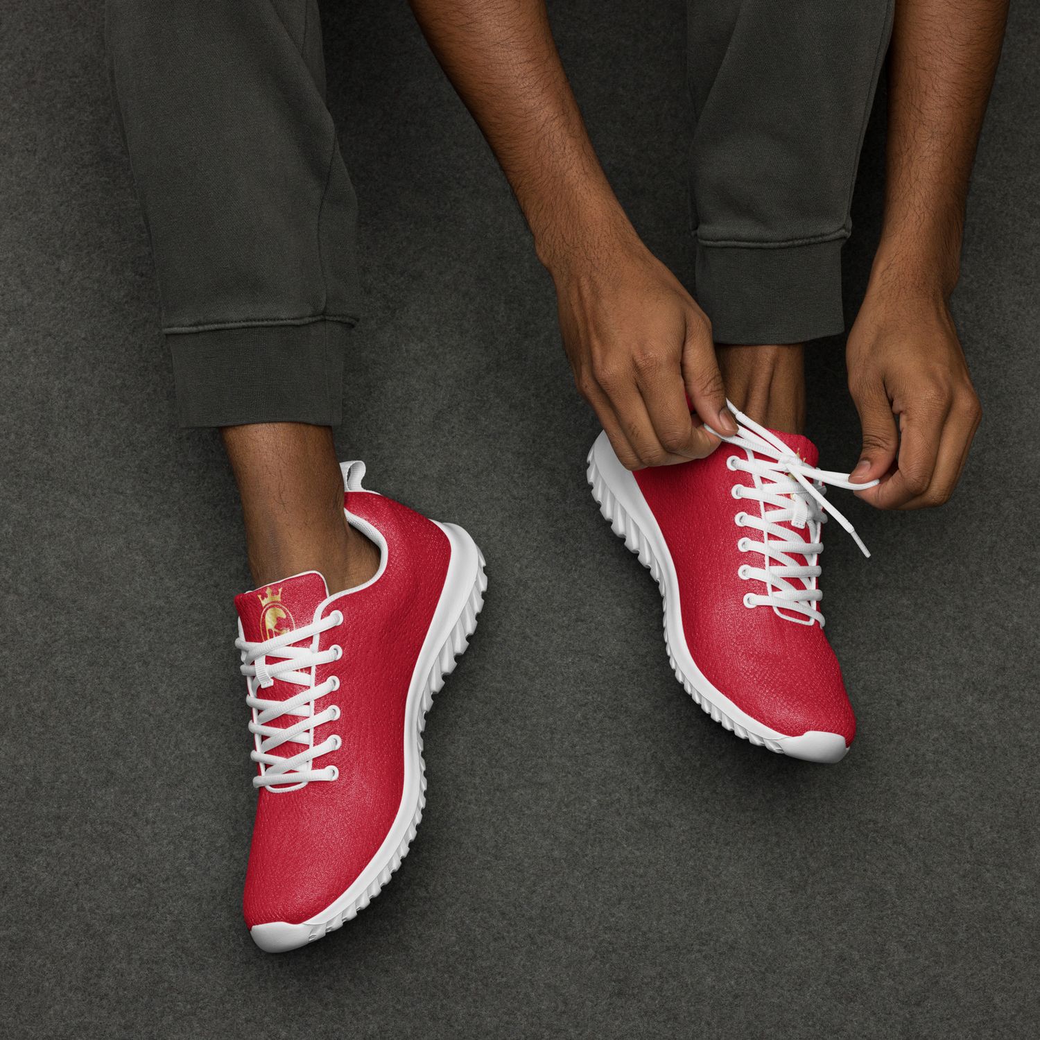 JdLino Brand R/G Men’s athletic shoes 