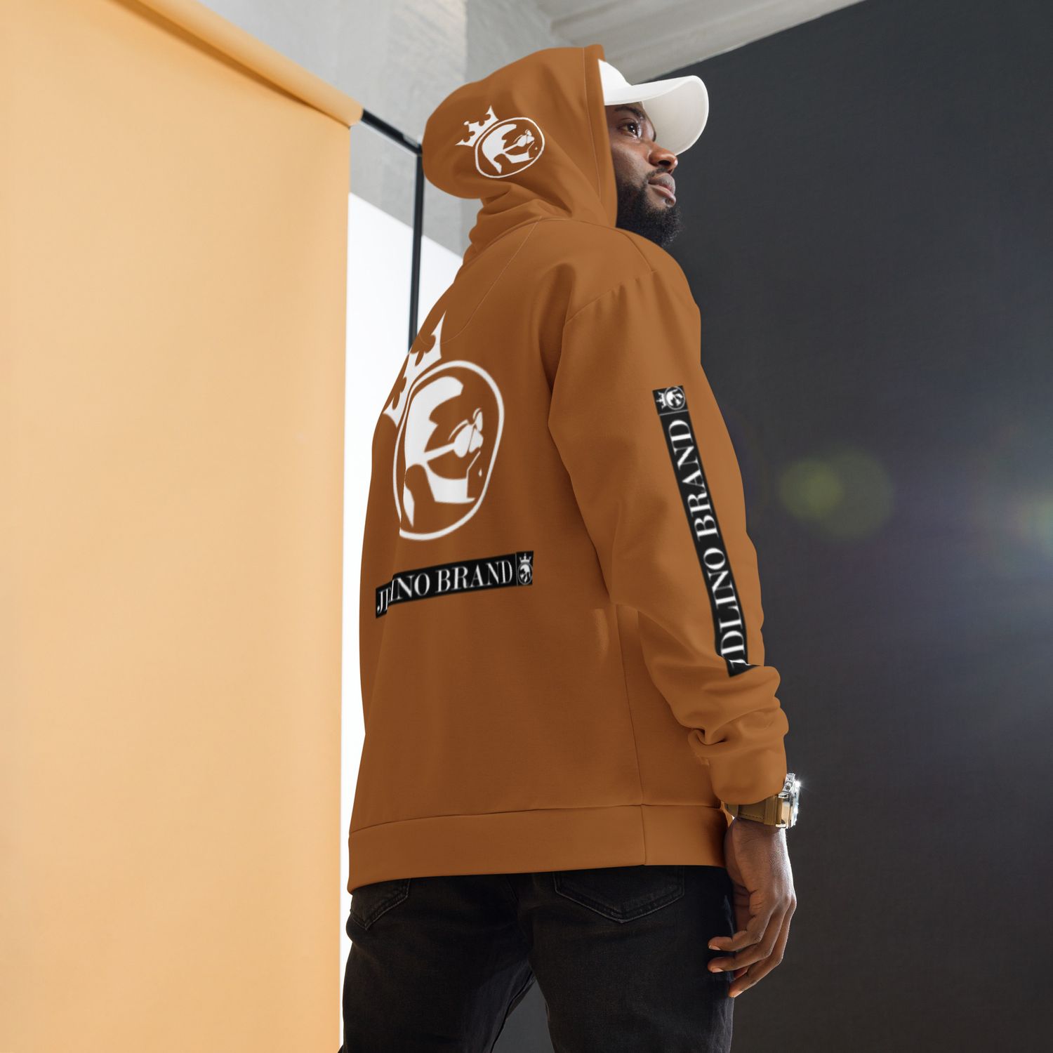 JdLino Brand B/W Unisex Hoodie