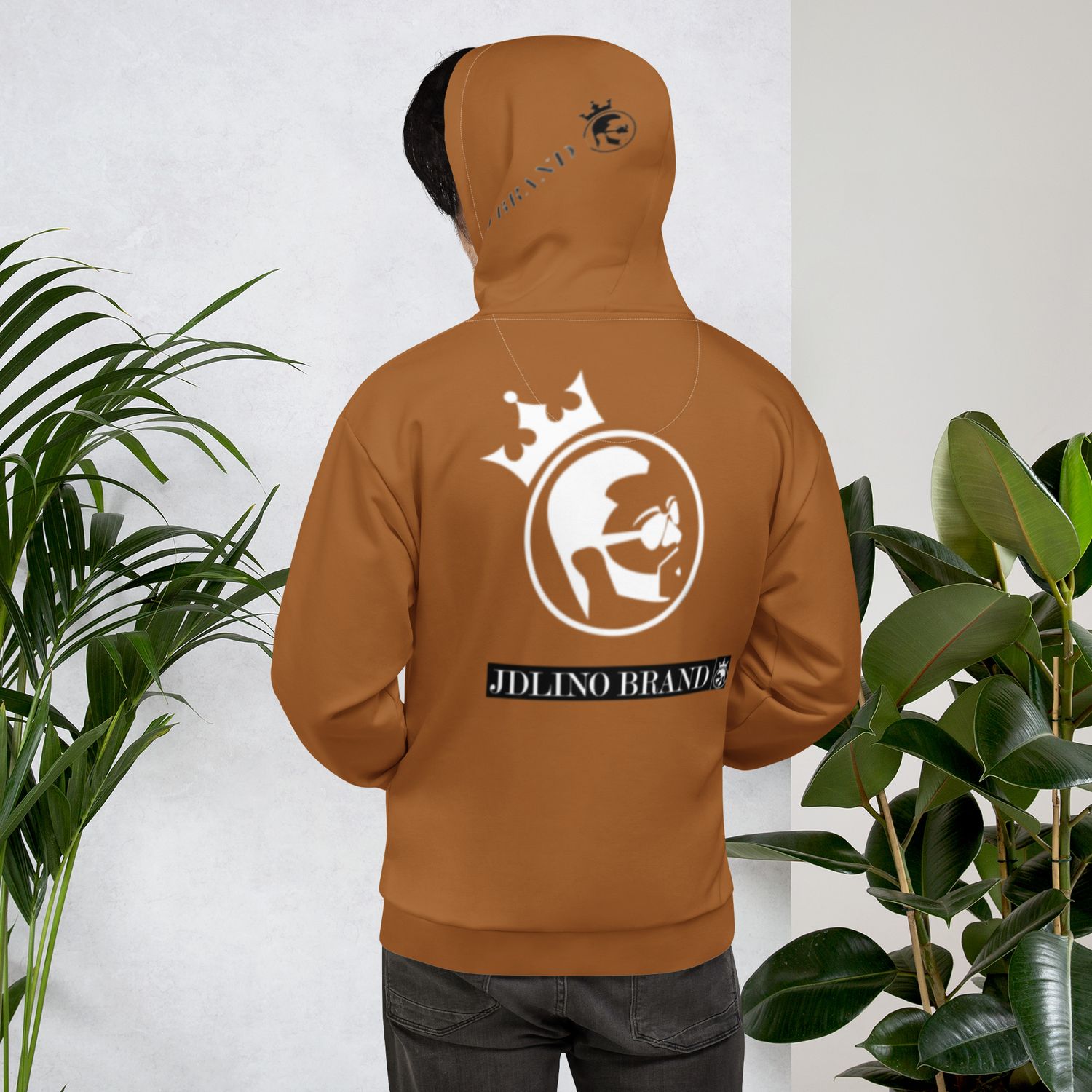 JdLino Brand B/W Unisex Hoodie