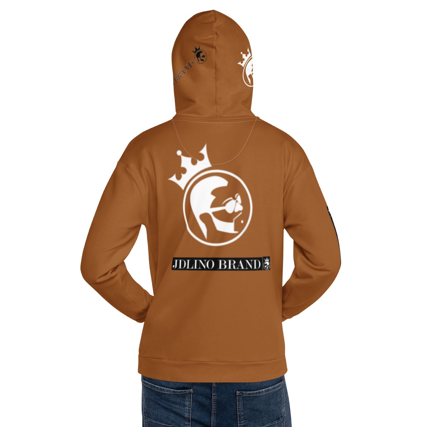 JdLino Brand B/W Unisex Hoodie