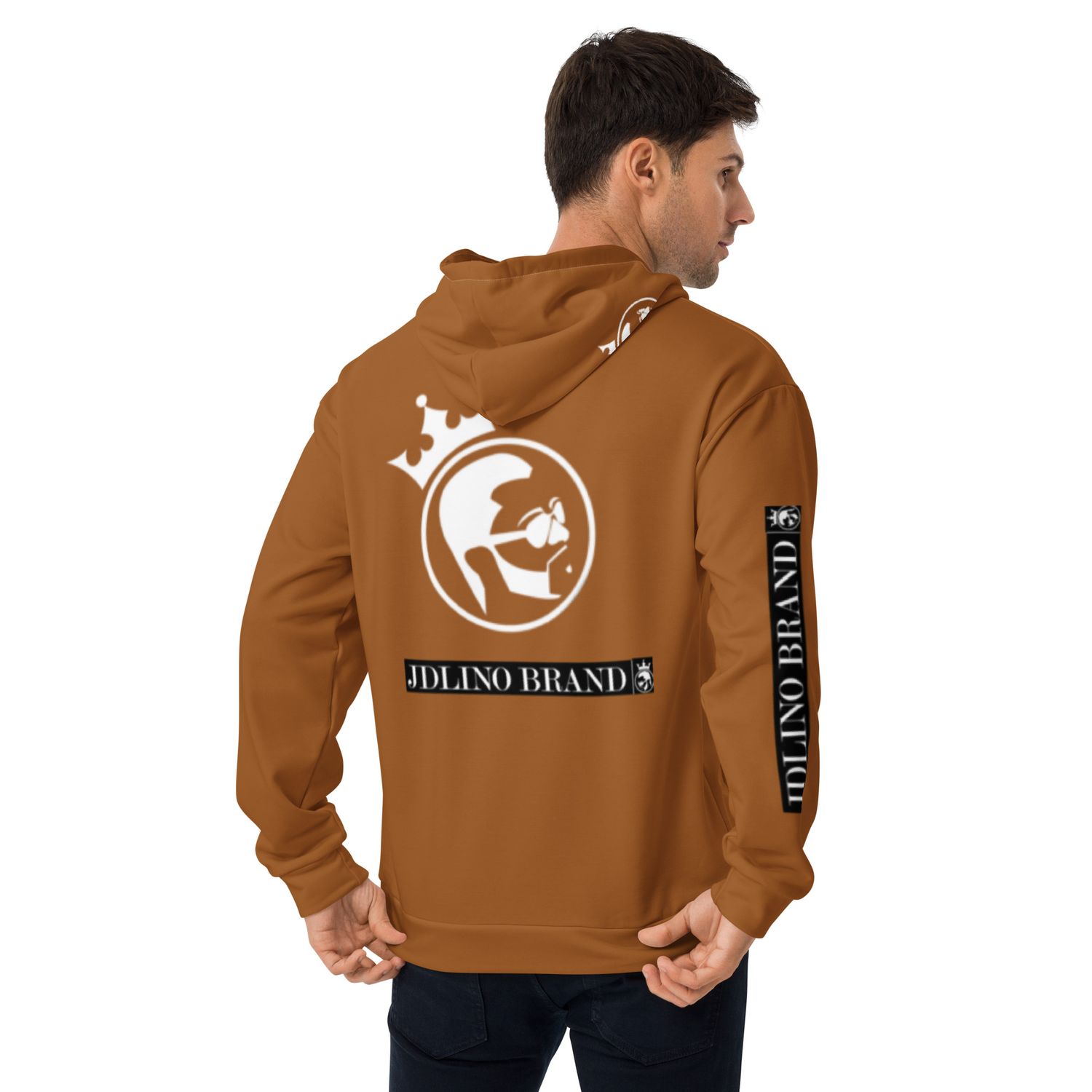 JdLino Brand B/W Unisex Hoodie