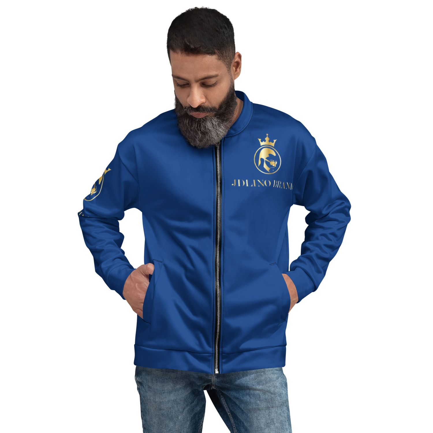 JdLino Brand B/G Unisex Bomber Jacket