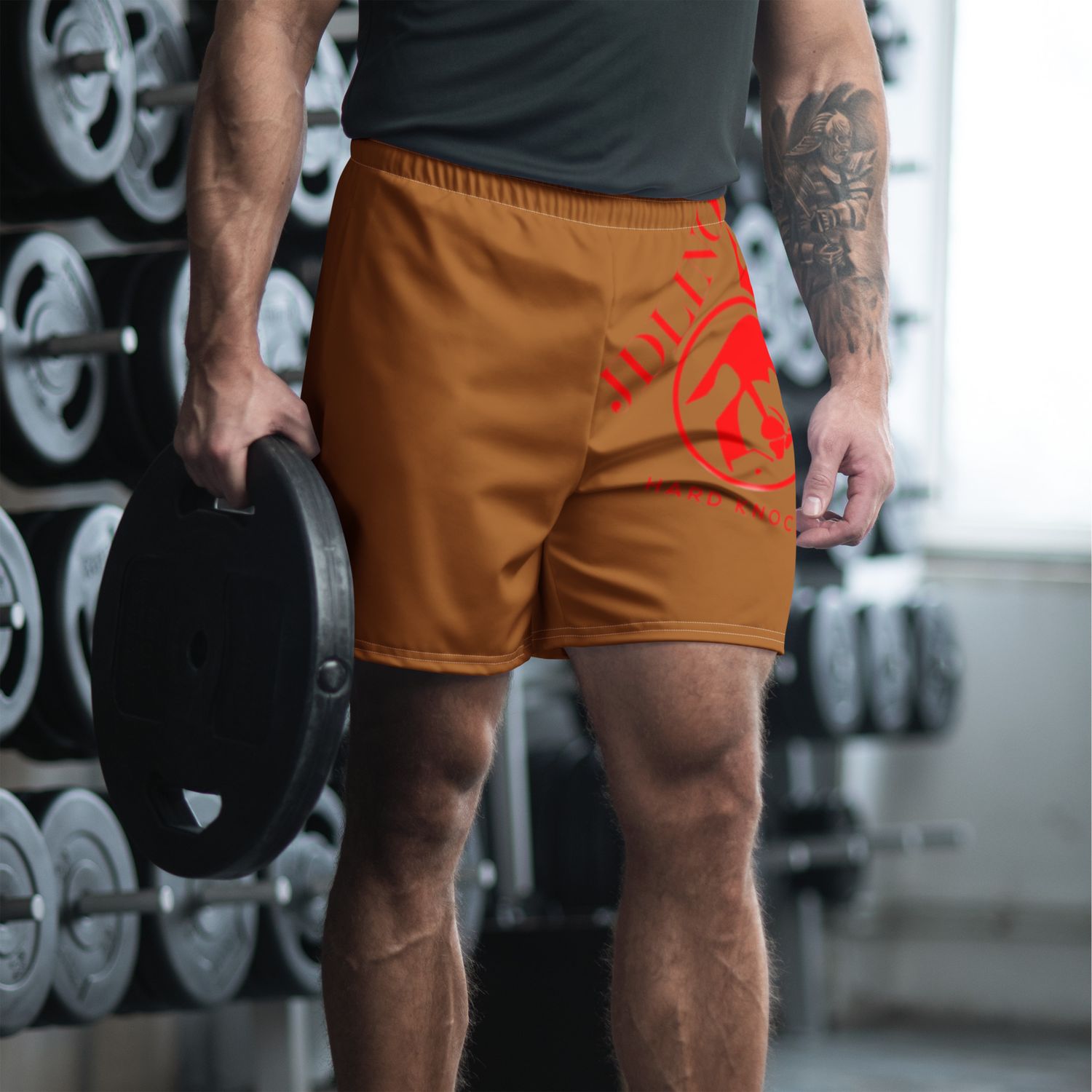 JdLino hard knocks All-Over Print Unisex Athletic Long Shorts