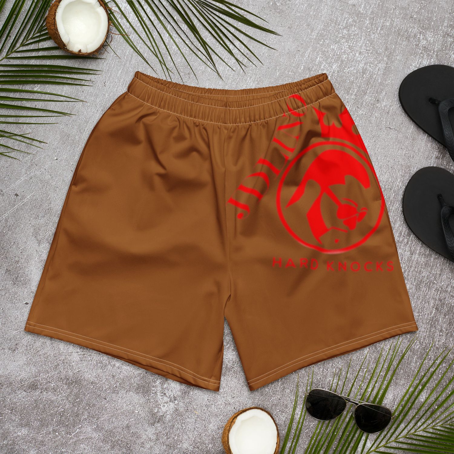 JdLino hard knocks All-Over Print Unisex Athletic Long Shorts
