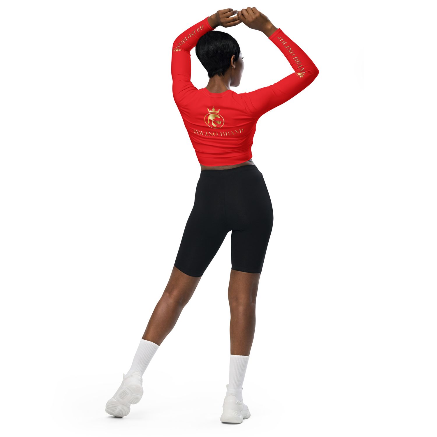 JdLino R/G Recycled long-sleeve crop top