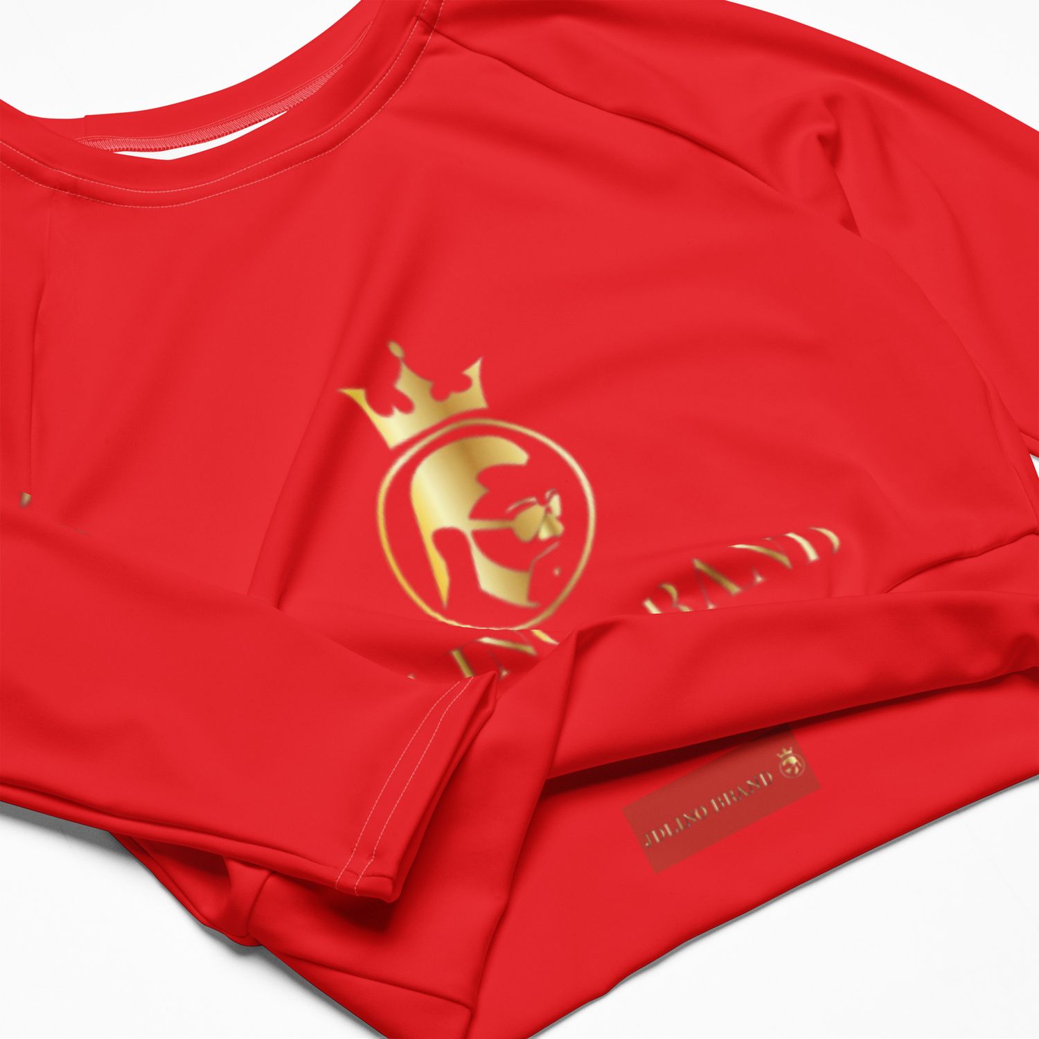 JdLino R/G Recycled long-sleeve crop top