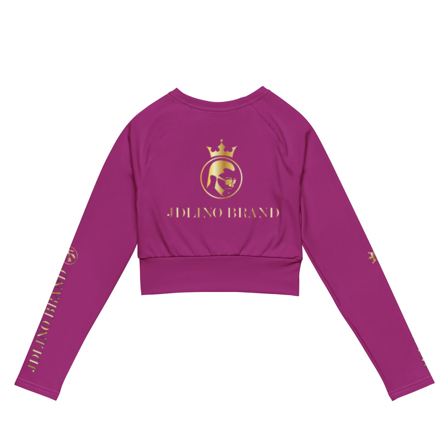 JdLino P/G Recycled long-sleeve crop top