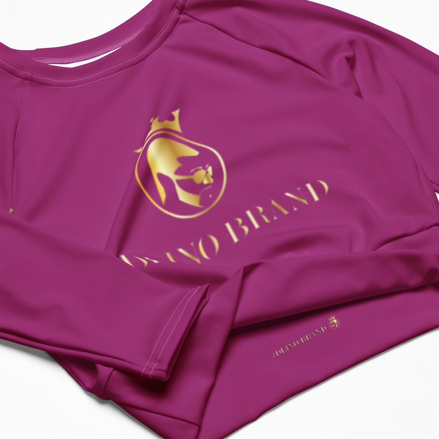JdLino P/G Recycled long-sleeve crop top