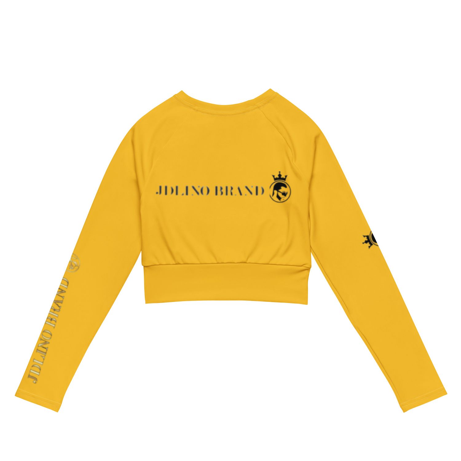 JdLino Brand Y/B Recycled long-sleeve crop top