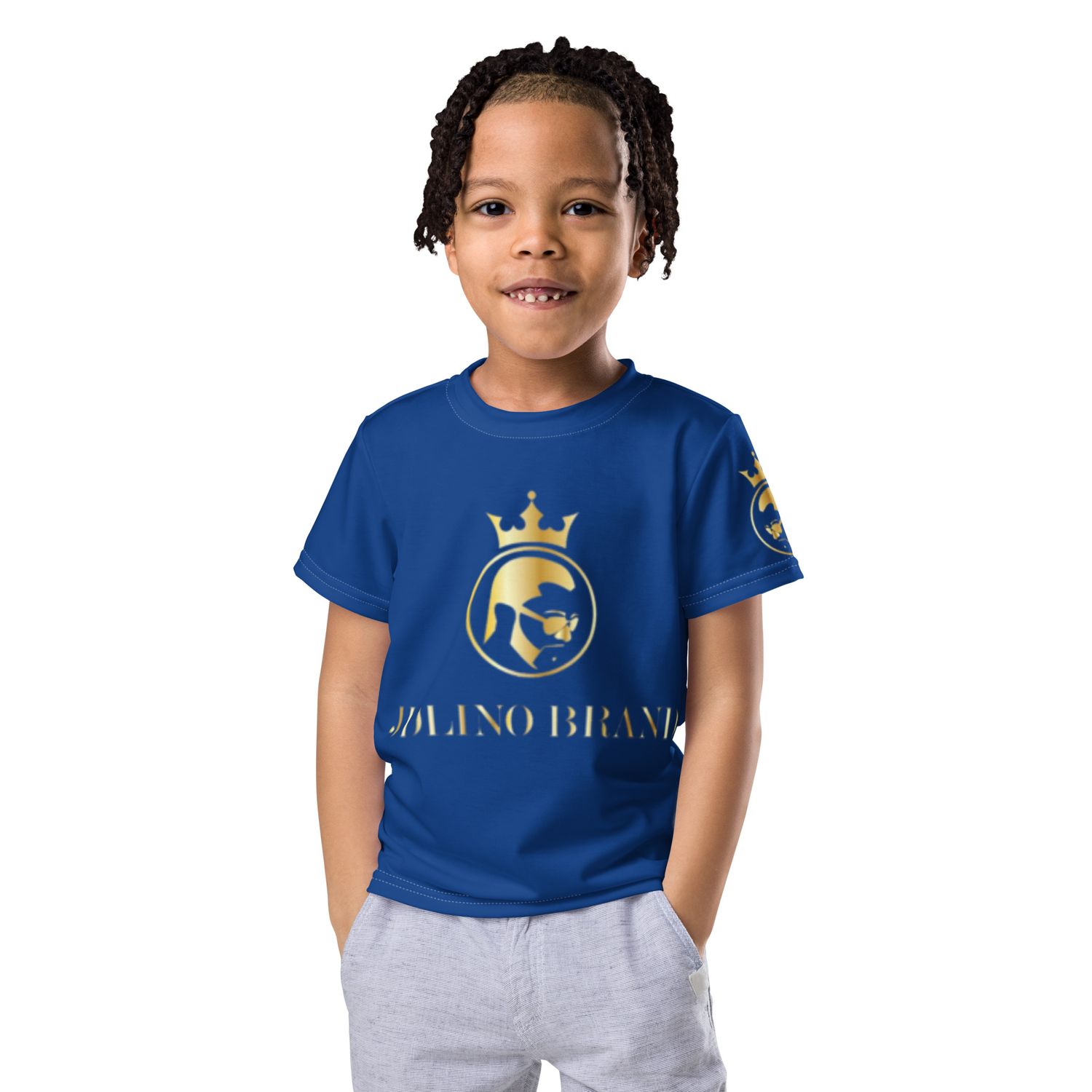 JdLino Brand B/G Kids crew neck t-shirt