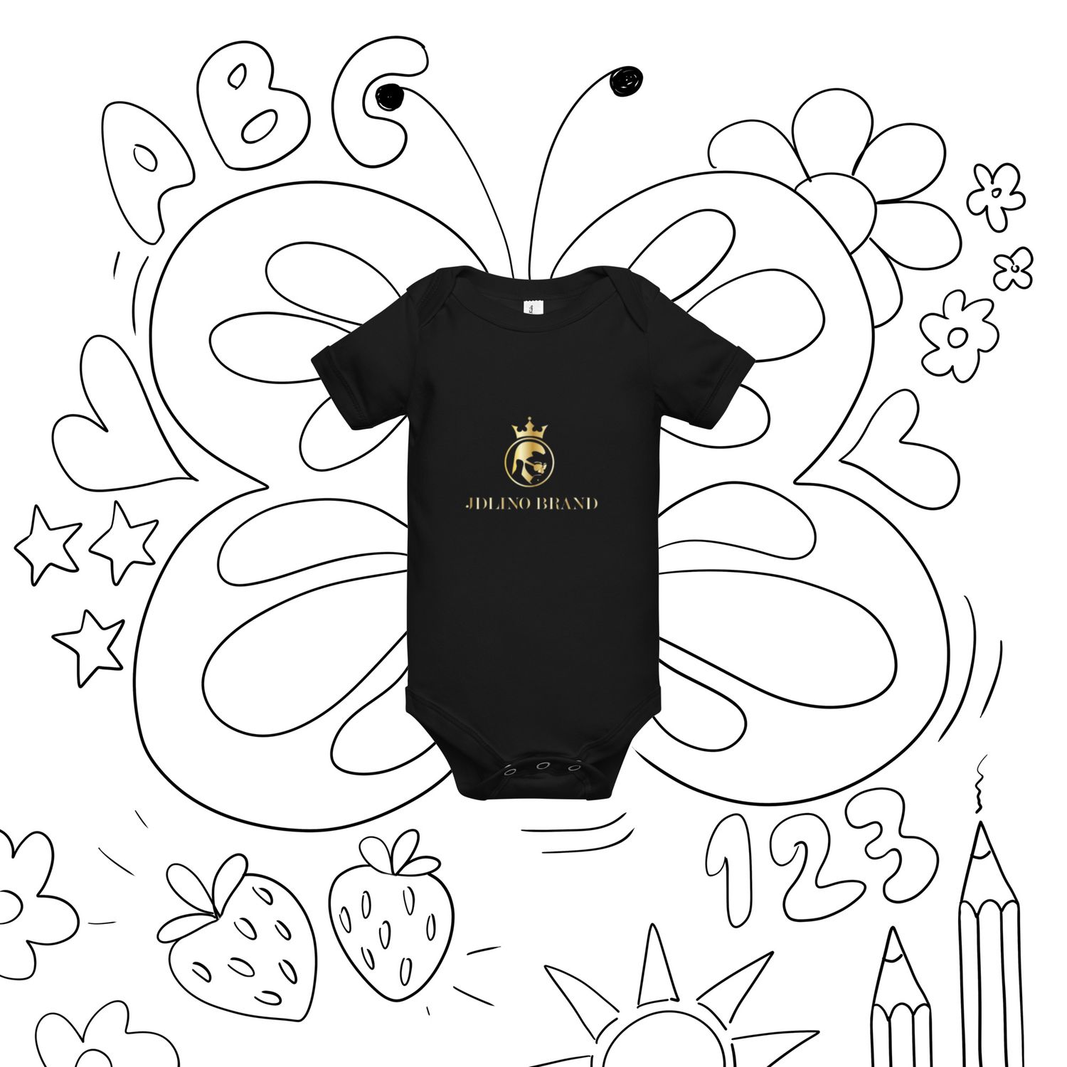 JdLino Brand B/G Baby short sleeve one piece