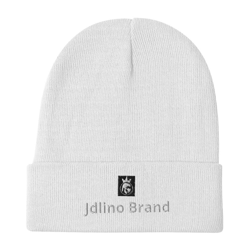 JdLino Brand Embroidered Beanie