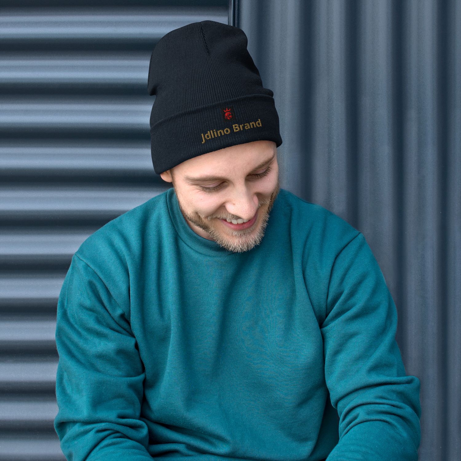 JdLino Brand Embroidered Beanie