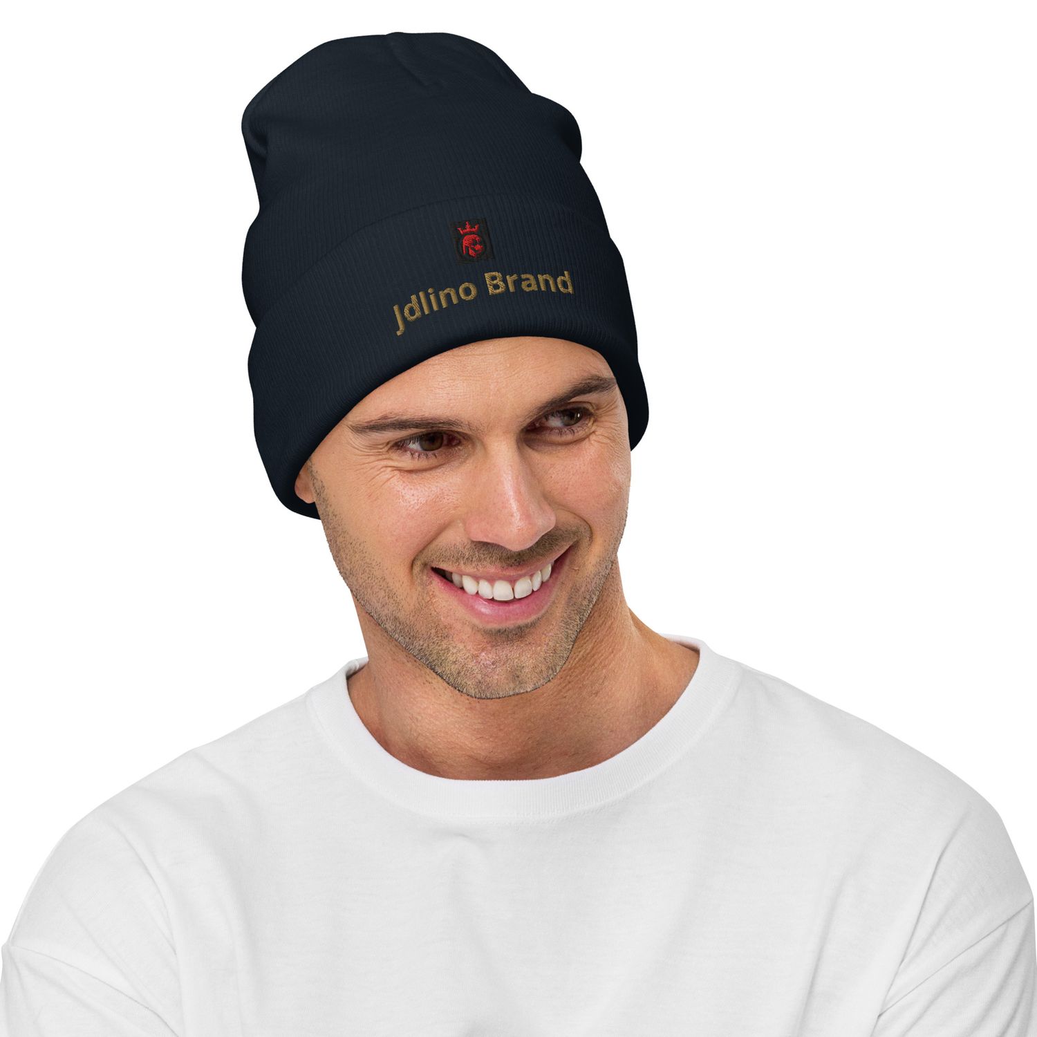 JdLino Brand Embroidered Beanie