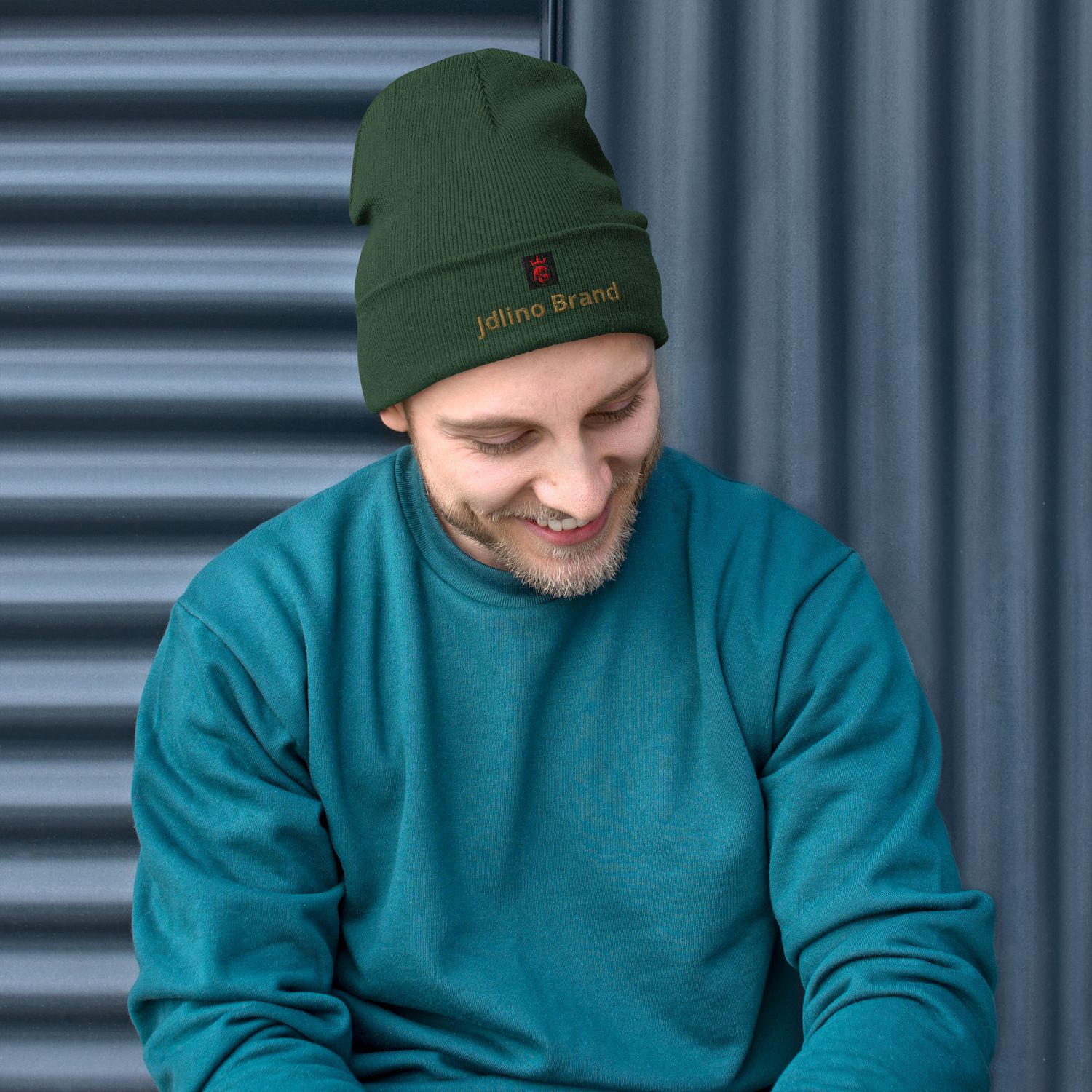 JdLino Brand Embroidered Beanie